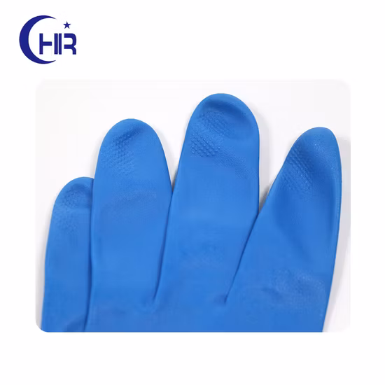 Guantes blancos de nitrilo de categoría alimenticia del fabricante de Xinyue resistentes a la abrasión fuerte